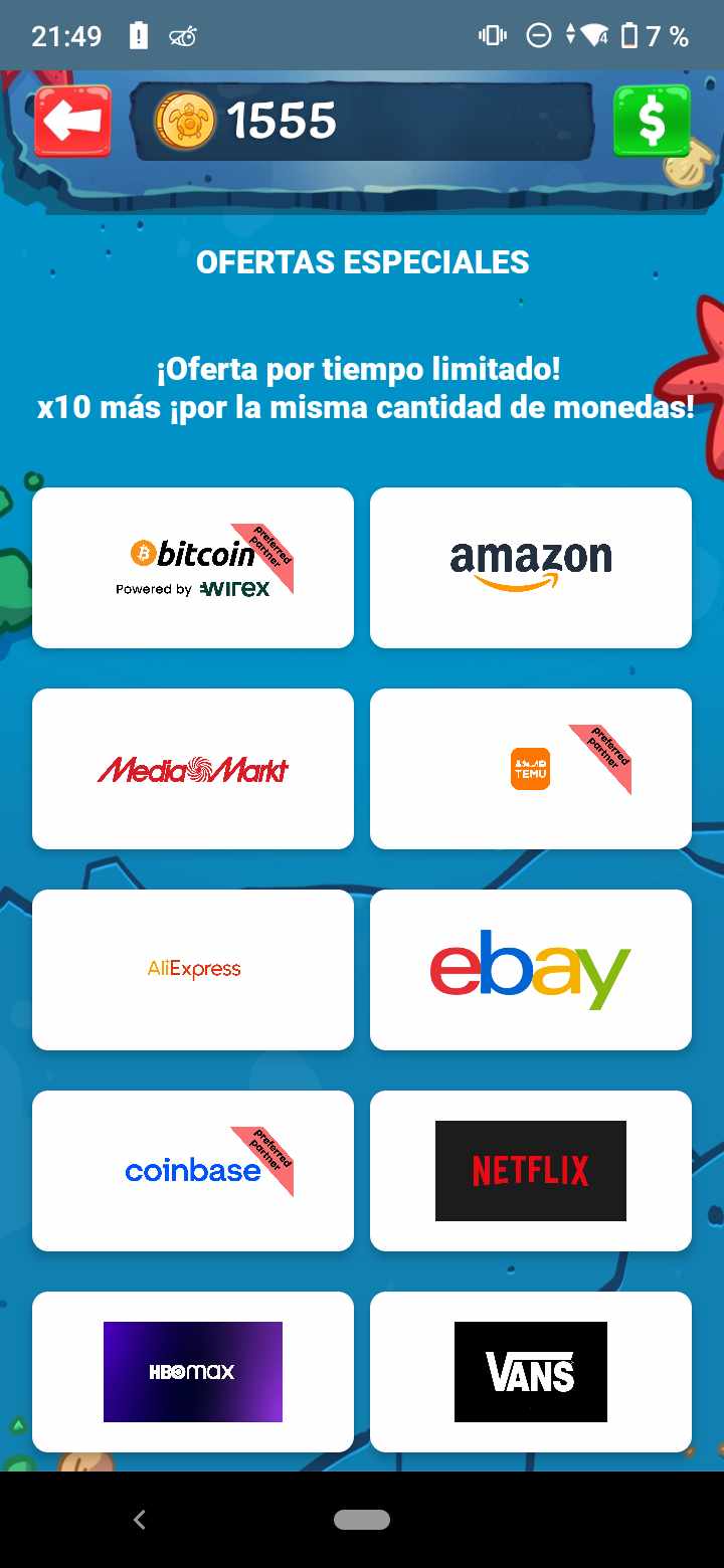 Canjea puntos por vales de regalo de Ebay, Netflix, Amazon y otros